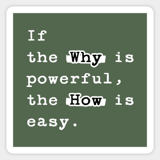 Motivation for Success: The Power of Purpose Sticker